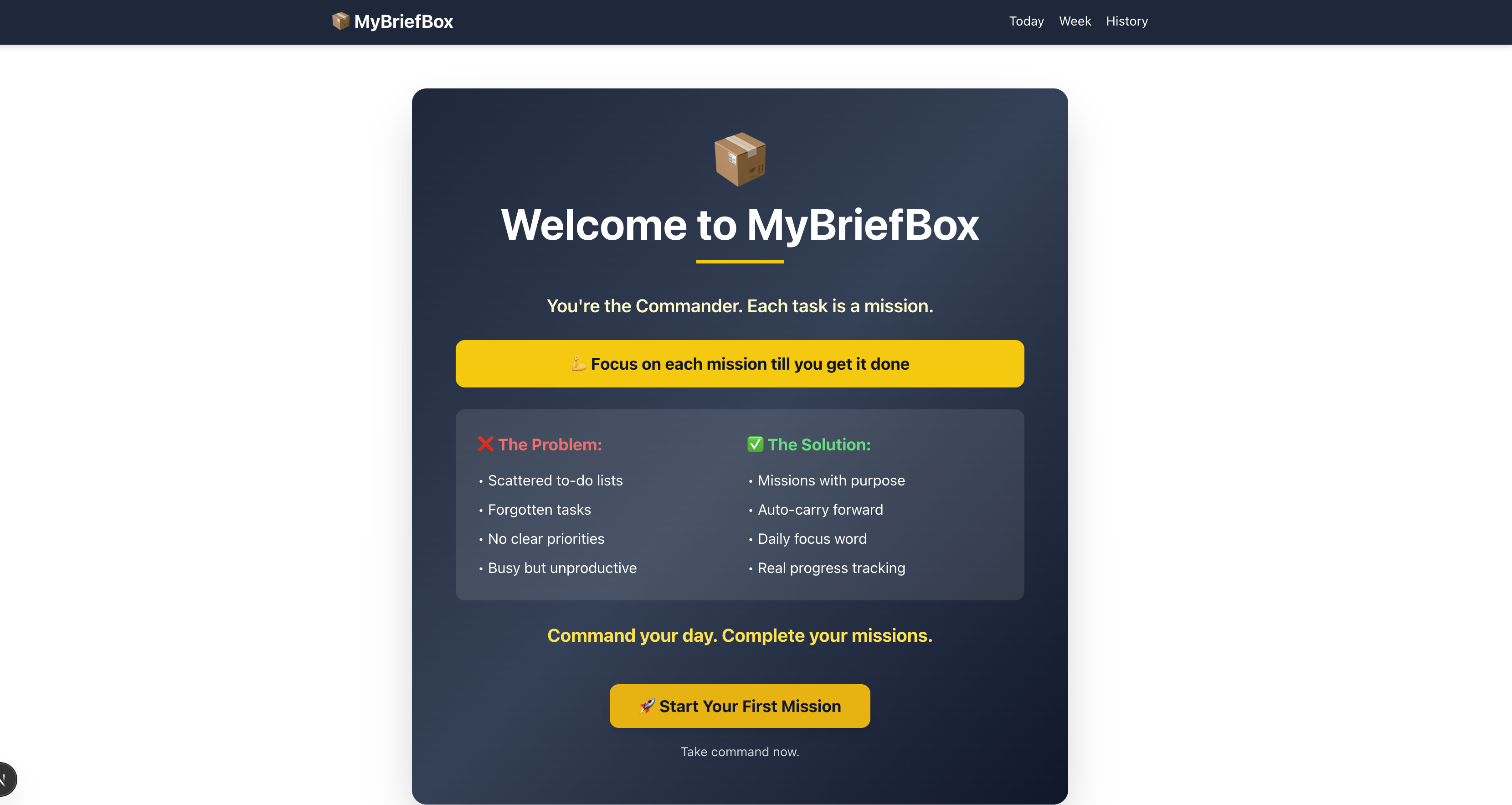 MyBriefBox screenshot